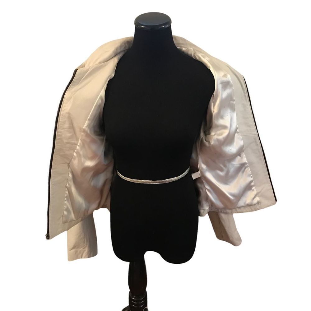 𝅺vintage GUESS 80’s Leather Jacket Rare Find - Picture 5 of 10